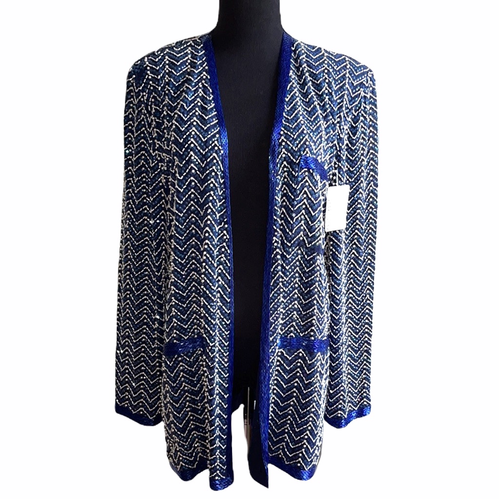 Laura Biagiotti Heavy All Beaded Coat
